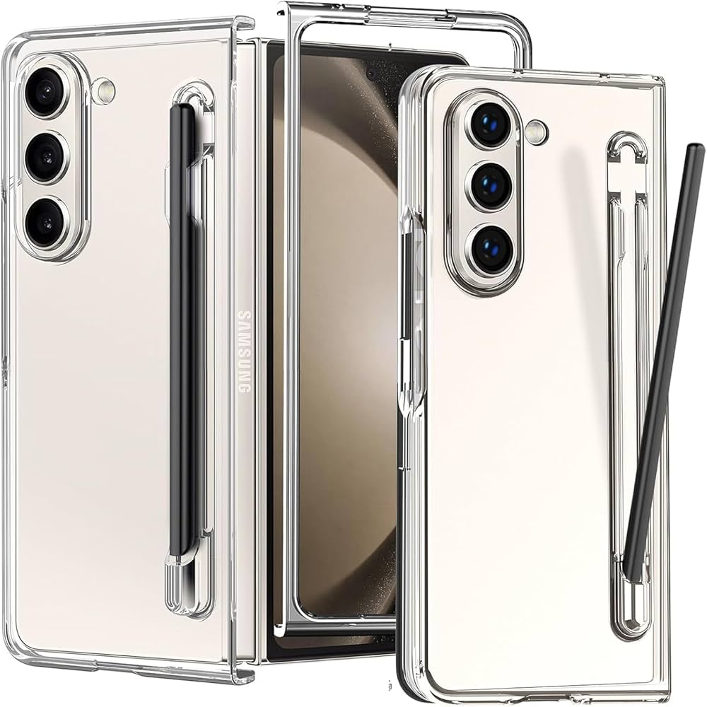 Amazon.com: KUGEW for Samsung Galaxy Z Fold 6 Case Clear